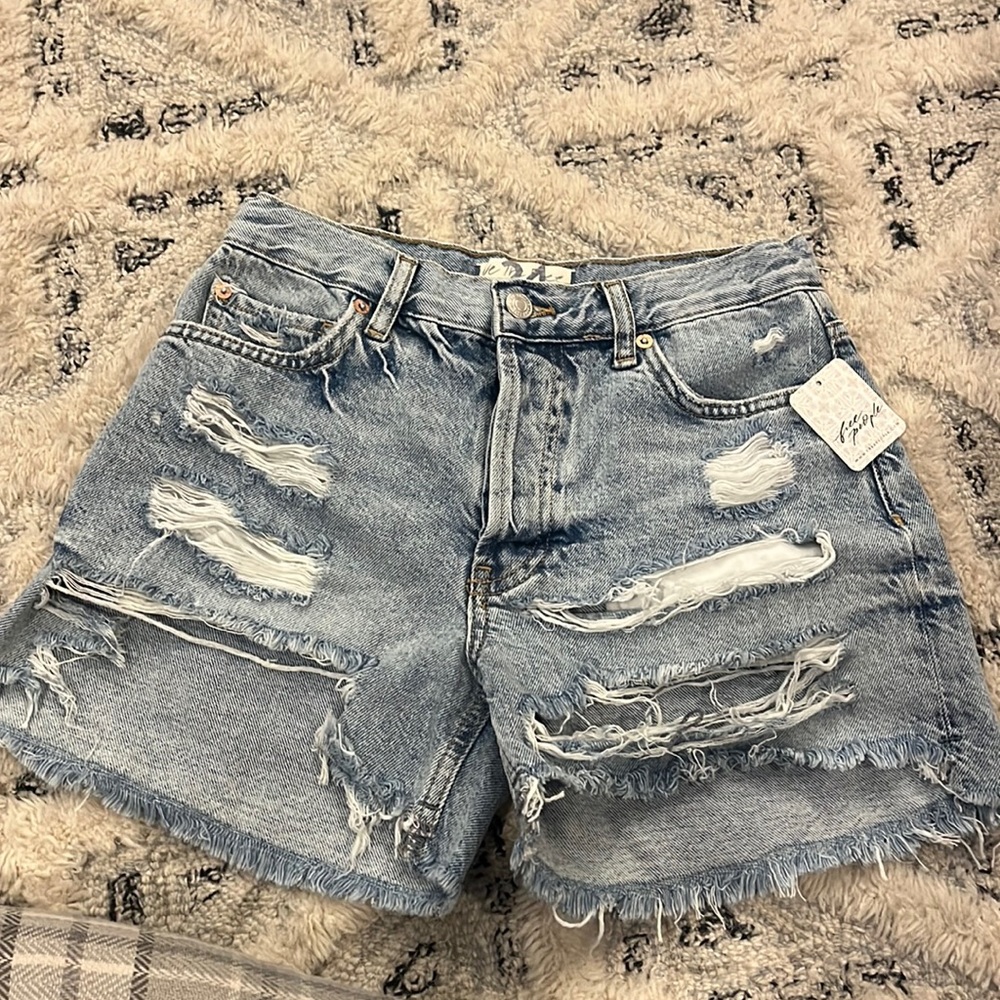 Free People Denim Shorts